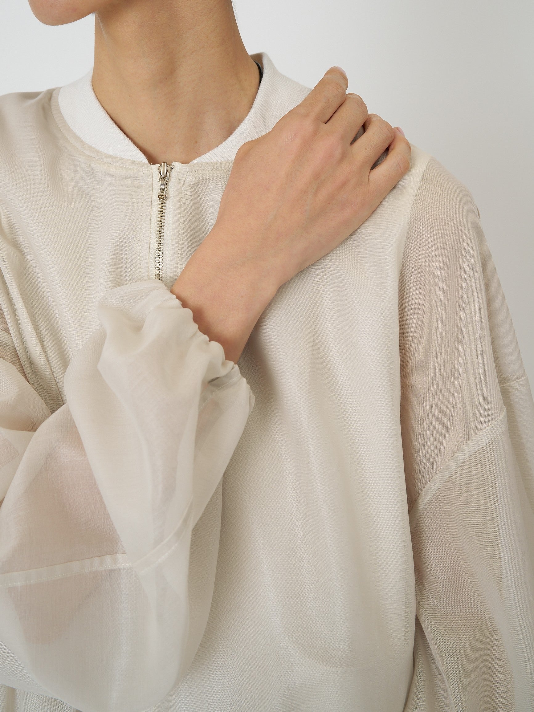 【CHIGNON】シアーチンツブルゾン/4861-003KK