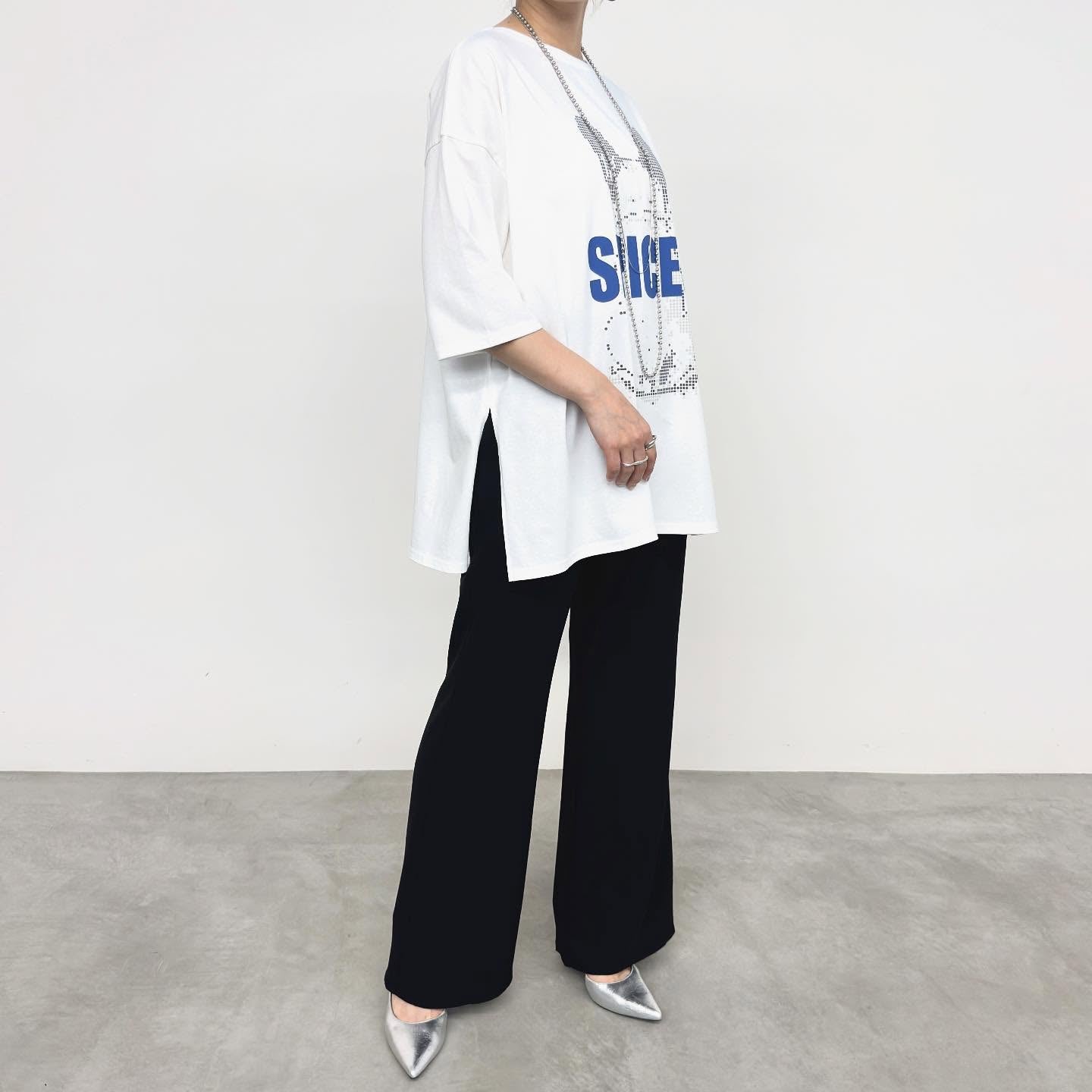 【NUS】プレミアム天笠2WAYイラストロゴビッグT/610-35036