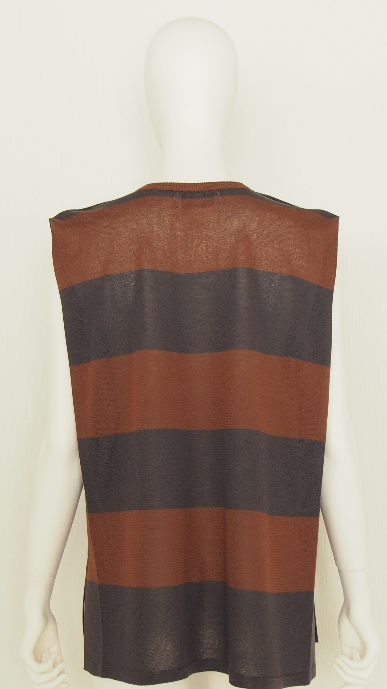 【Ordinary】ワイドパネルストライプスリーブレストップ/BO26-506N