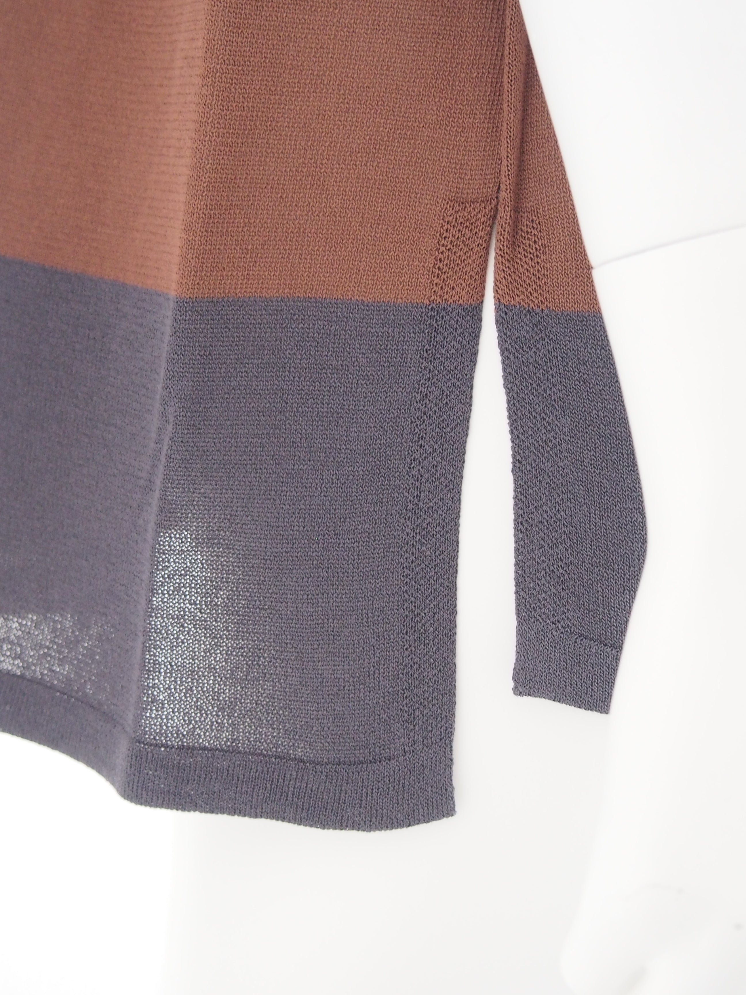 【Ordinary】ワイドパネルストライプスリーブレストップ/BO26-506N