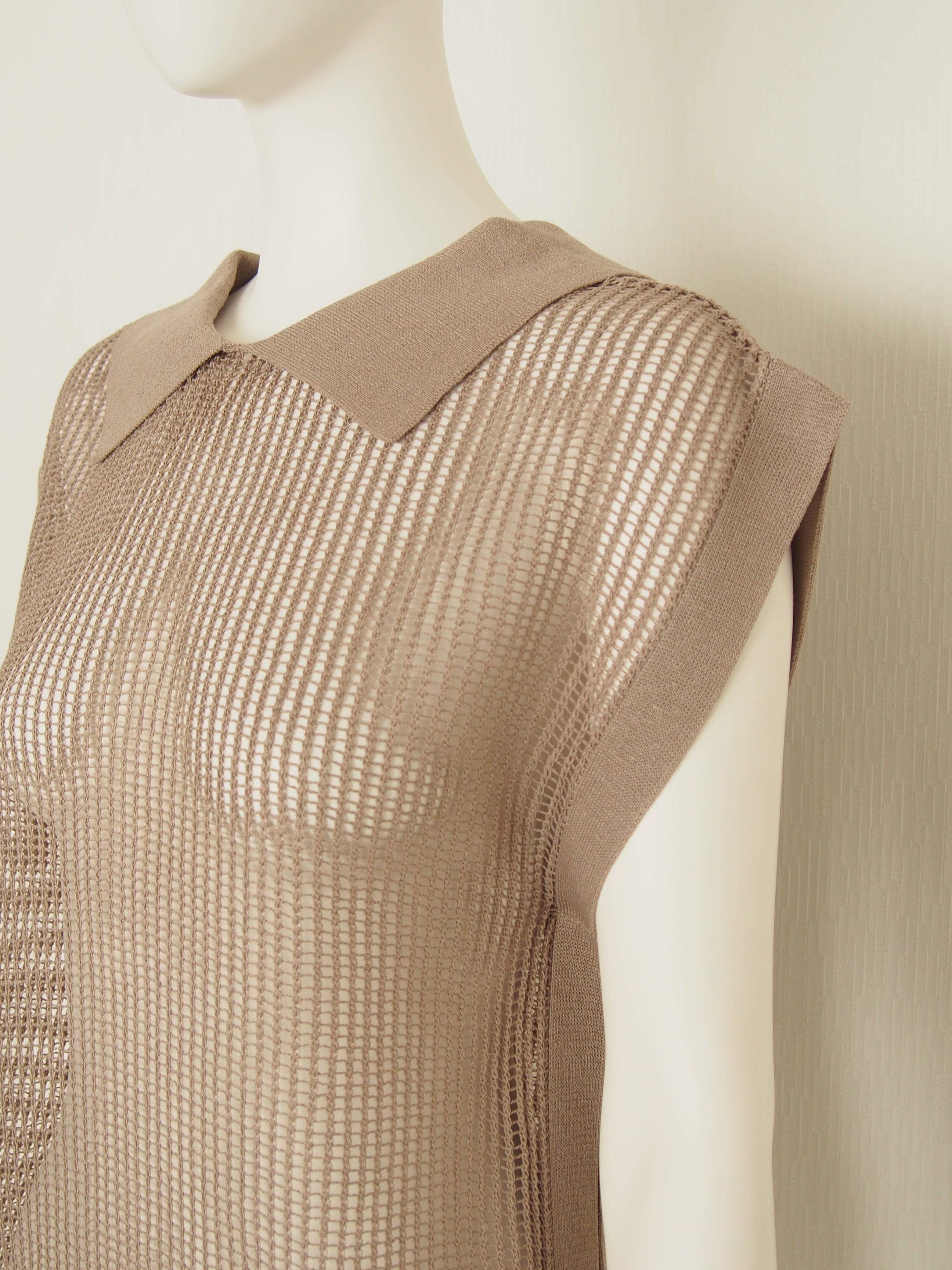 【Ordinary】カラーメッシュニットスリーブレストップ/BO26-518N