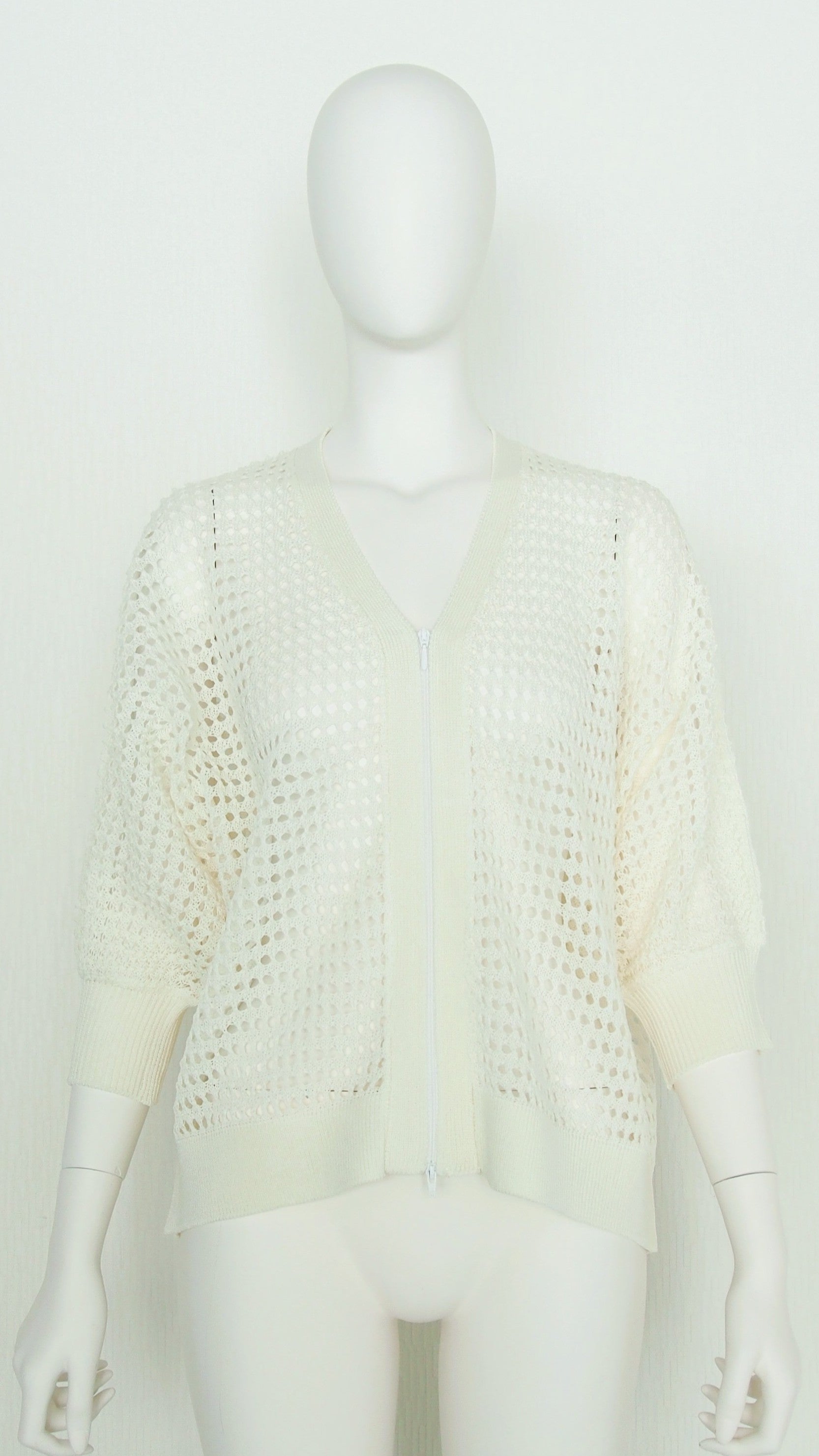 【Ordinary】ドルマンジップアップハーフカーディガン/BO26-519N