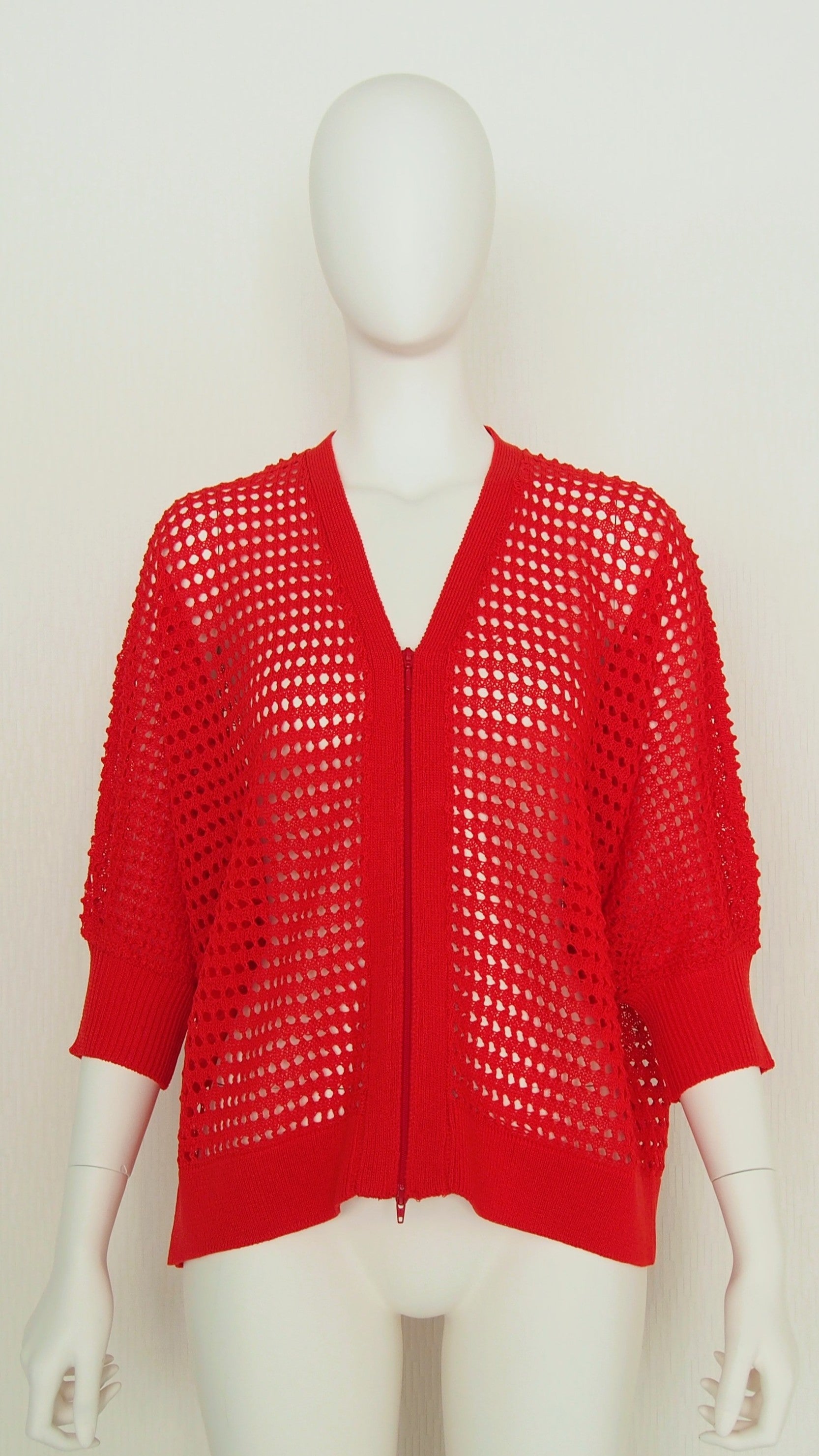 【Ordinary】ドルマンジップアップハーフカーディガン/BO26-519N