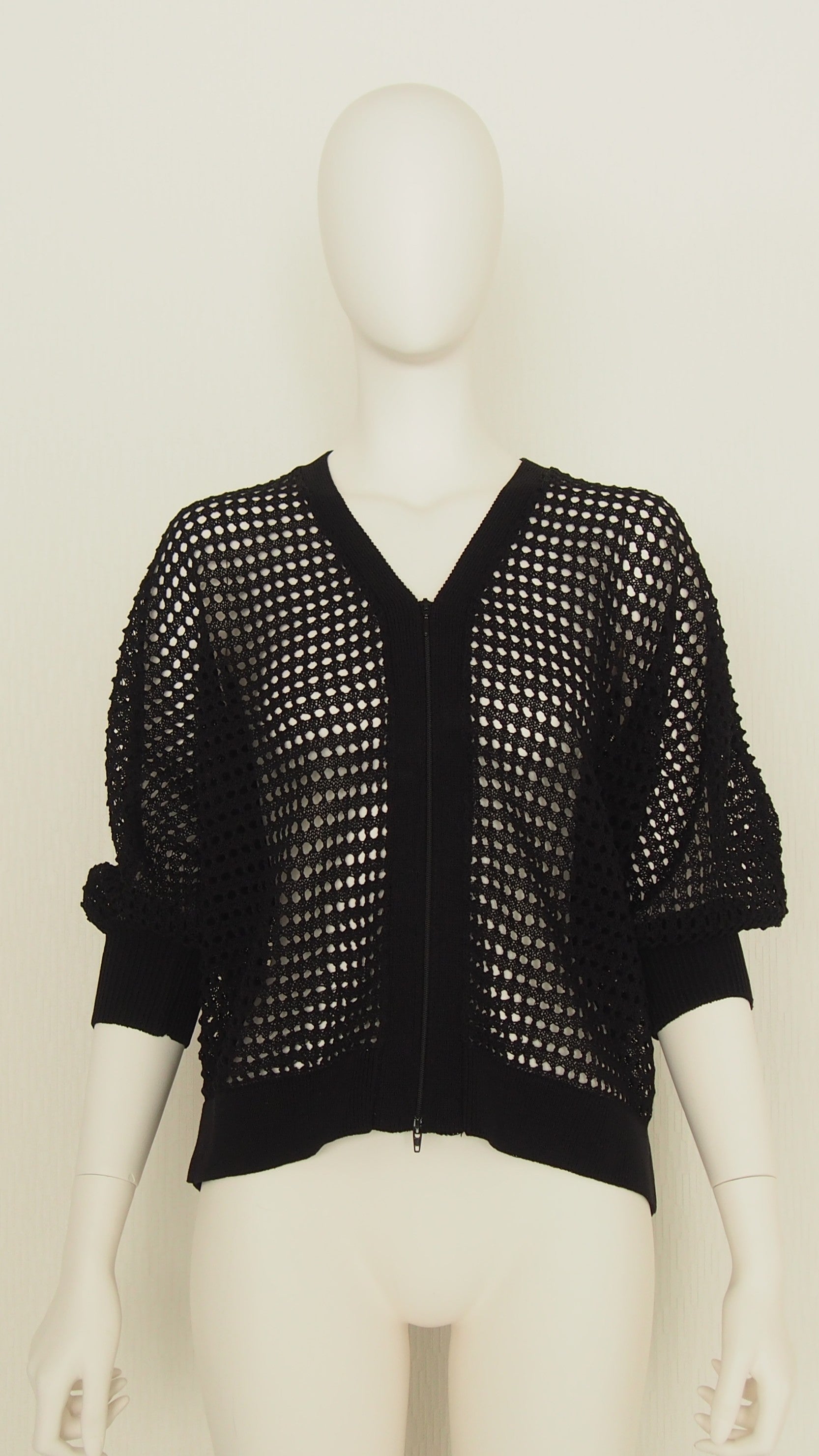 【Ordinary】ドルマンジップアップハーフカーディガン/BO26-519N