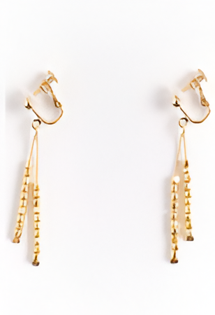 【STELLA CIFFON】シードビーズ×チェーンピアス・イヤリング/AST3-26P04/AST3-26E04