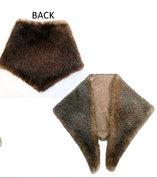 【ATELIER BRUGGE】トライアングルファースカーフ/37AF-70