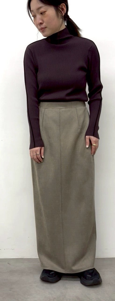 【CLOCHE】スエードライクタイトスカート/552-86538