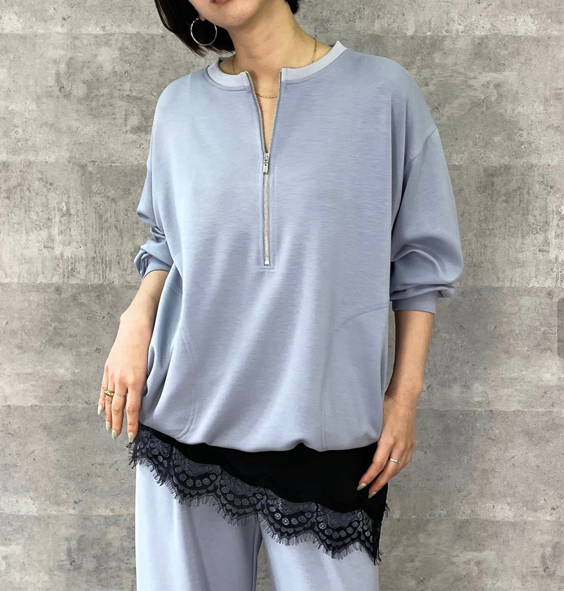 【再入荷】【ANNAKERRY】レースヘムアシメントリーキャミ/85261716