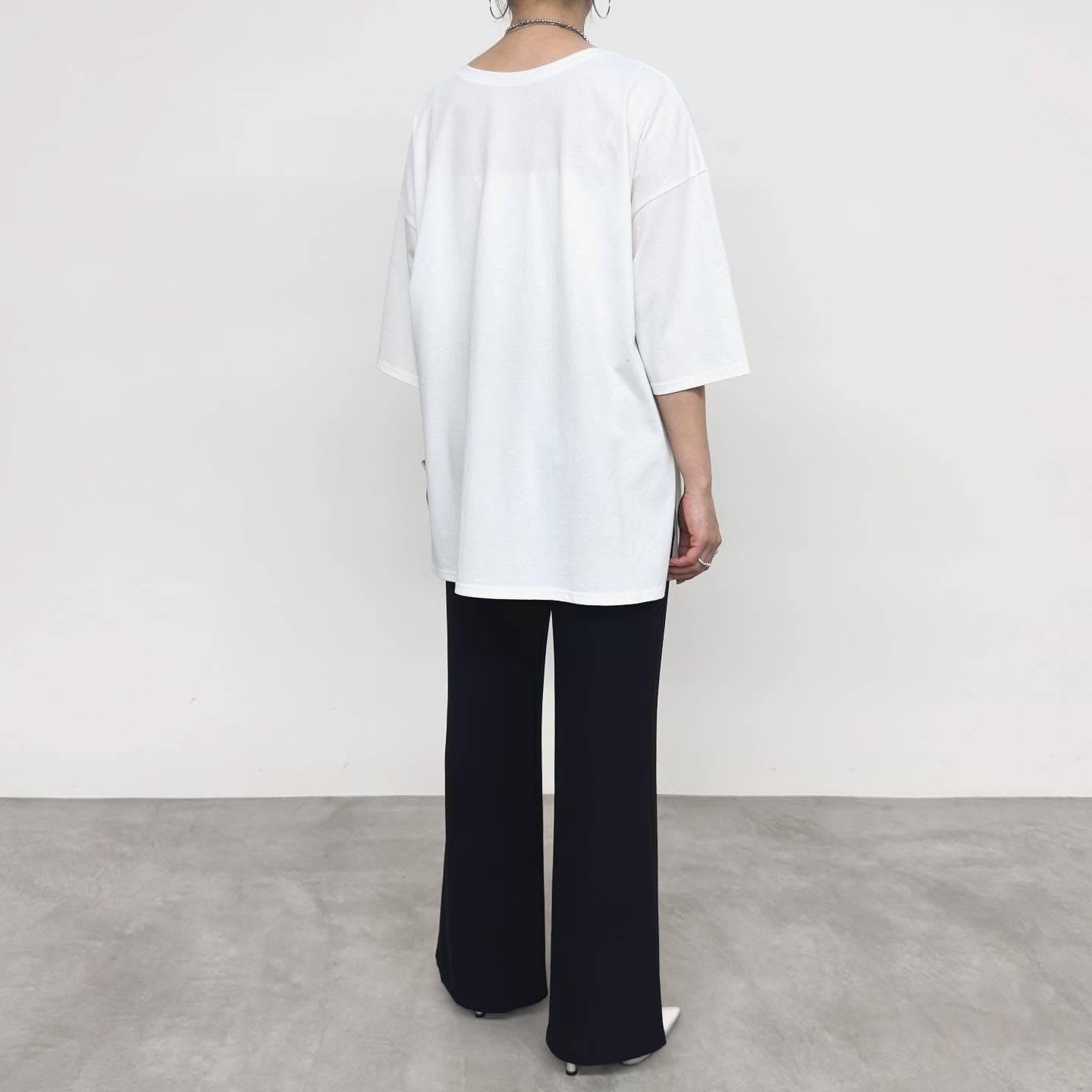 【NUS】プレミアム天笠2WAYイラストロゴビッグT/610-35036