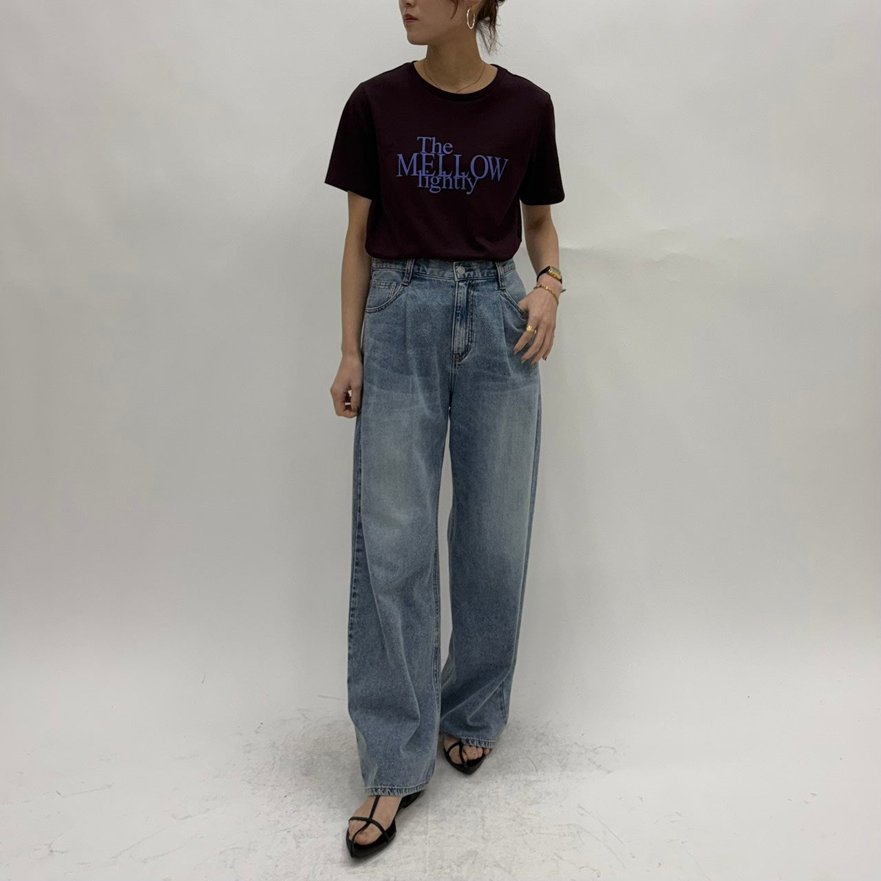 【cafune】プレミアムコットンロゴT/25937