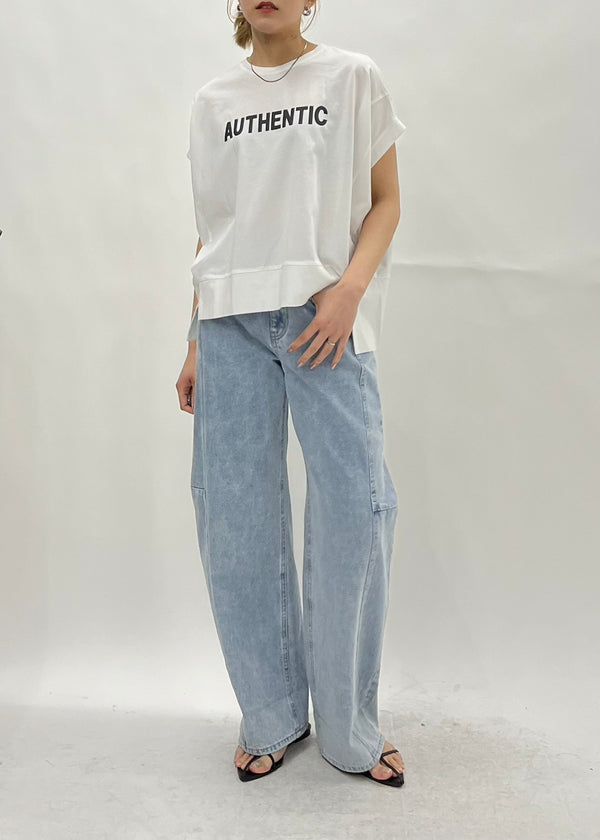 【PASSIONE】フレンチスリーブロゴプルオーバー/26458