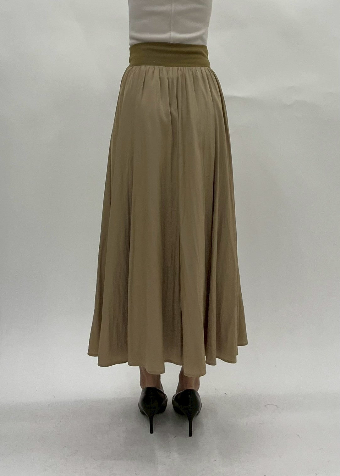 【PASSIONE】ウエストリブイージーロングスカート/626602