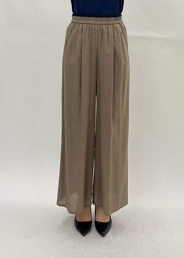 【PASSIONE】麻レーヨンワイドパンツ/26611