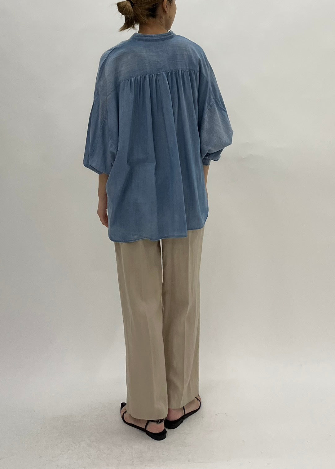 【PASSIONE】シアーデニムシャツ/26913