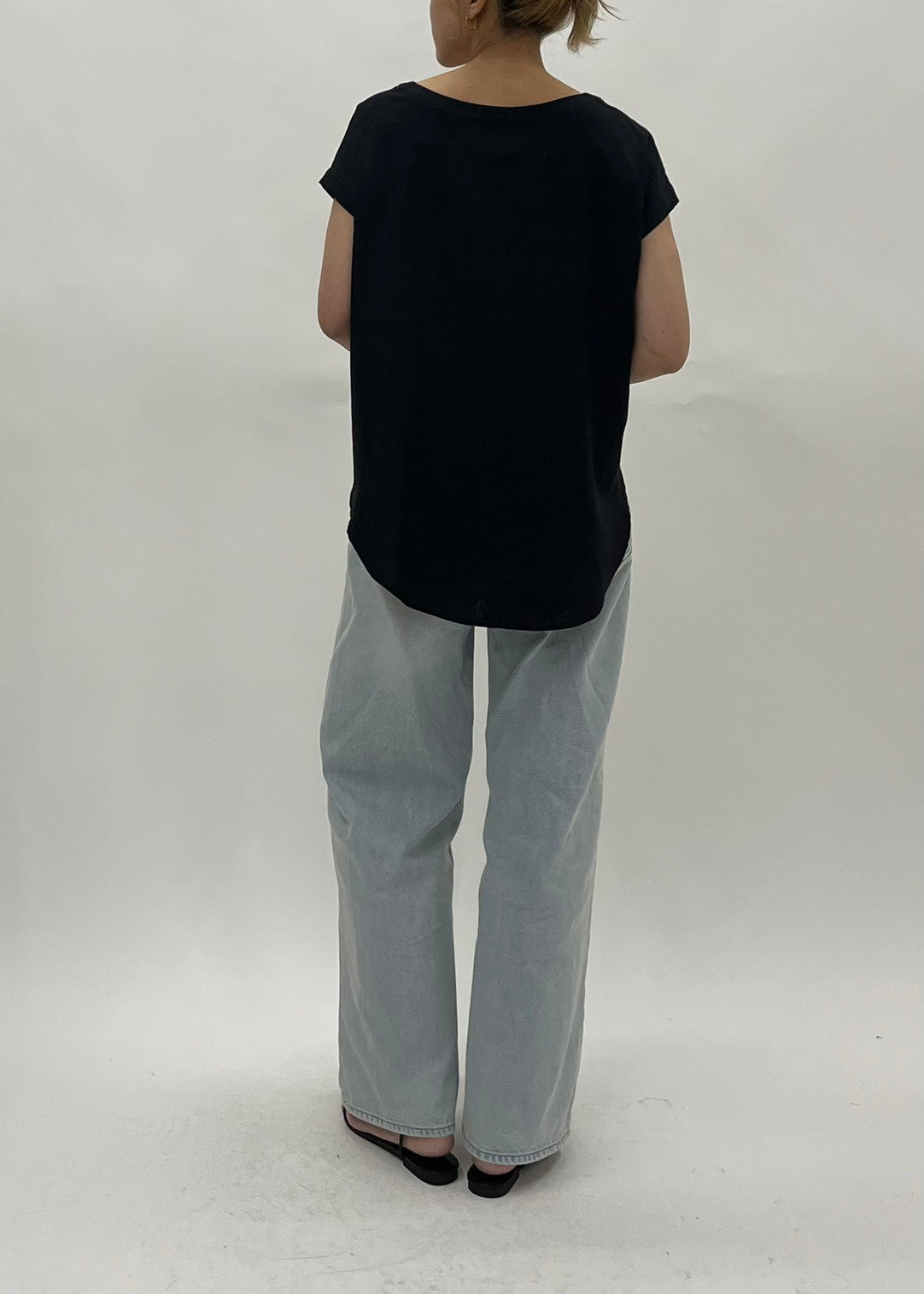 【PASSIONE】麻レーヨンロゴプルオーバー/26928