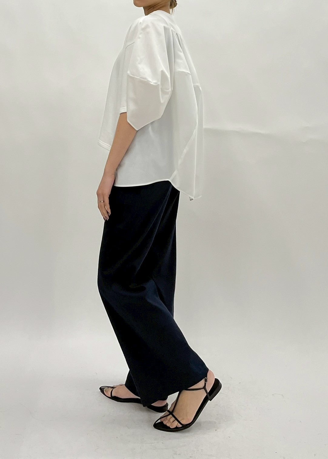 【PASSIONE】デザイン異素材プルオーバー/26933