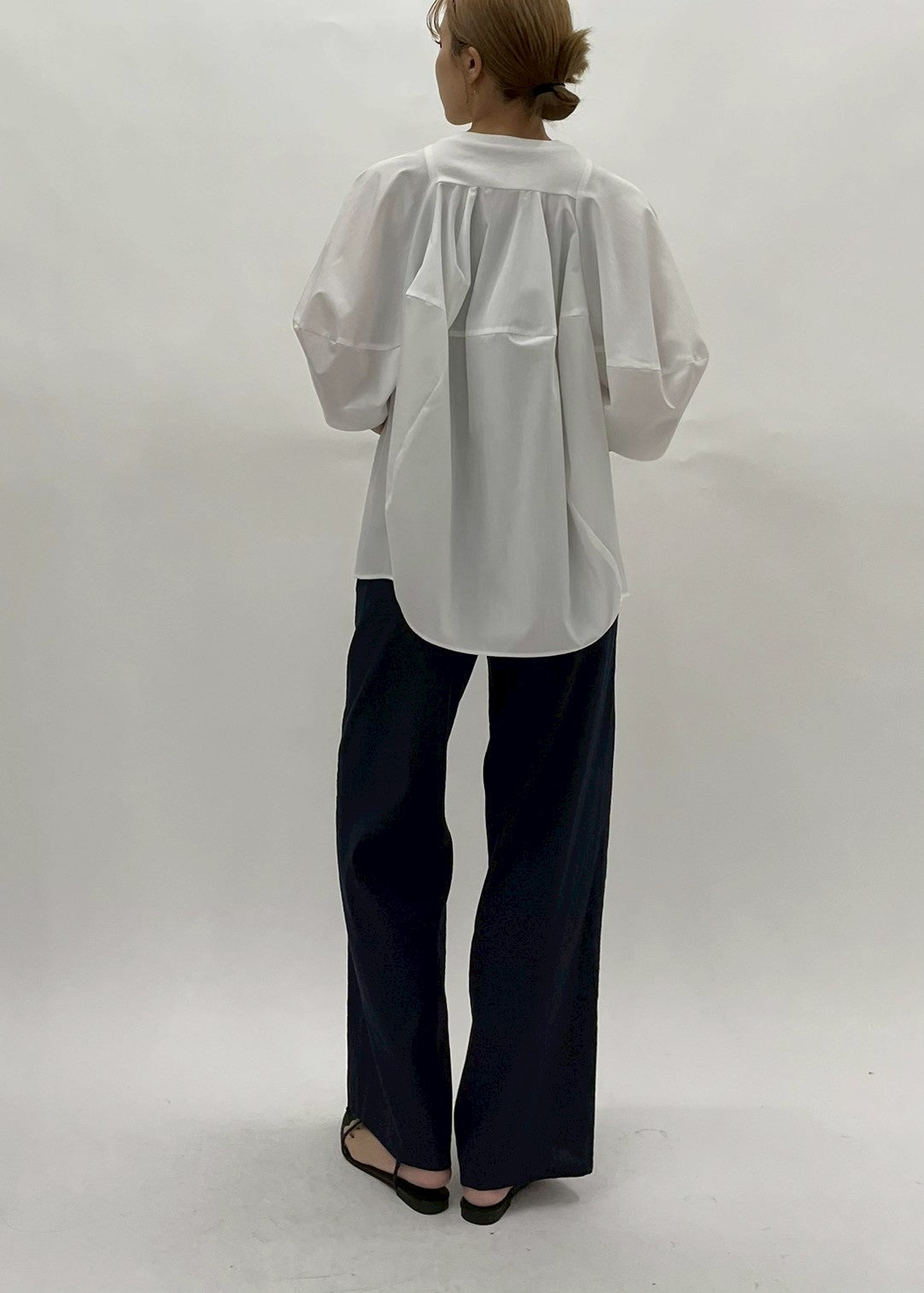 【PASSIONE】デザイン異素材プルオーバー/26933