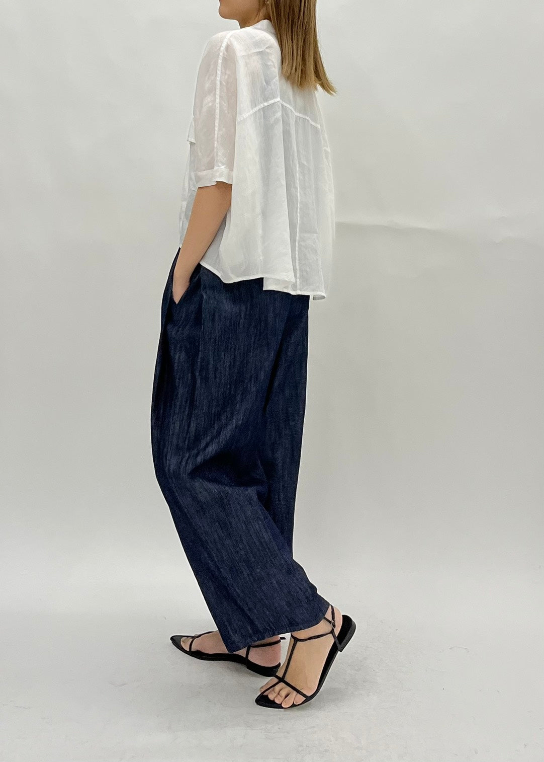 【PASSIONE】ラミー素材シャツ/26956