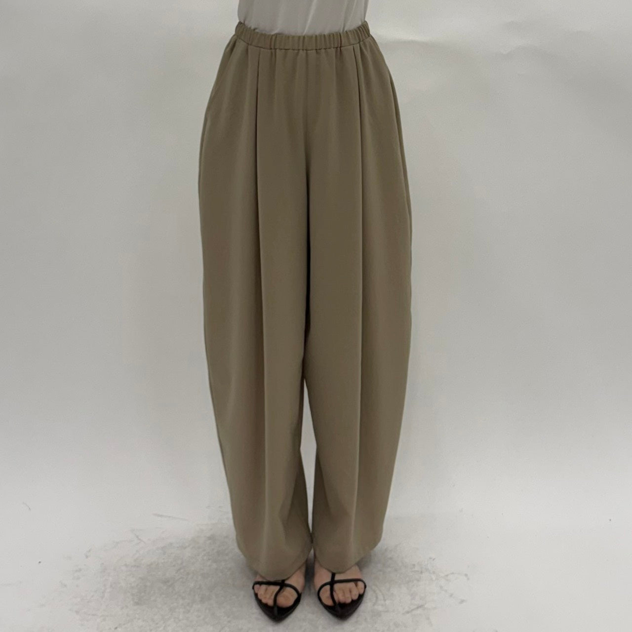 【cafune】ドレープワッシャーボリュームパンツ/35601