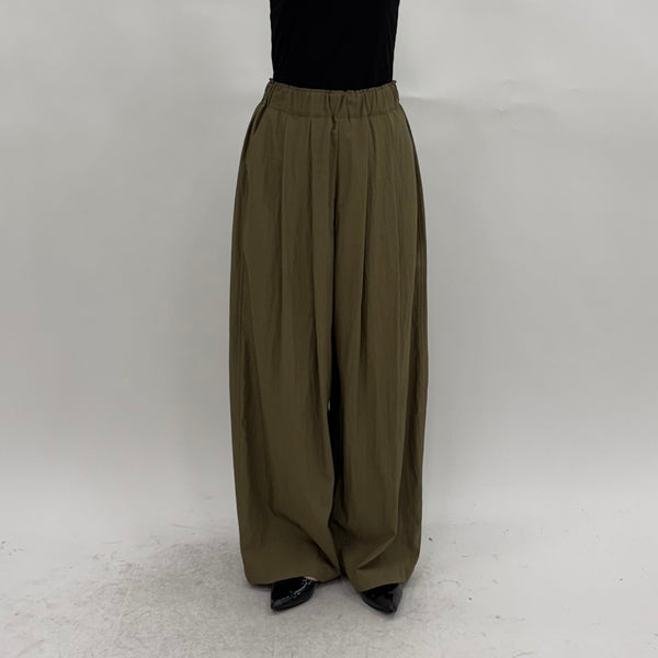 【cafune】コットンナイロンワイドイージーパンツ/35605