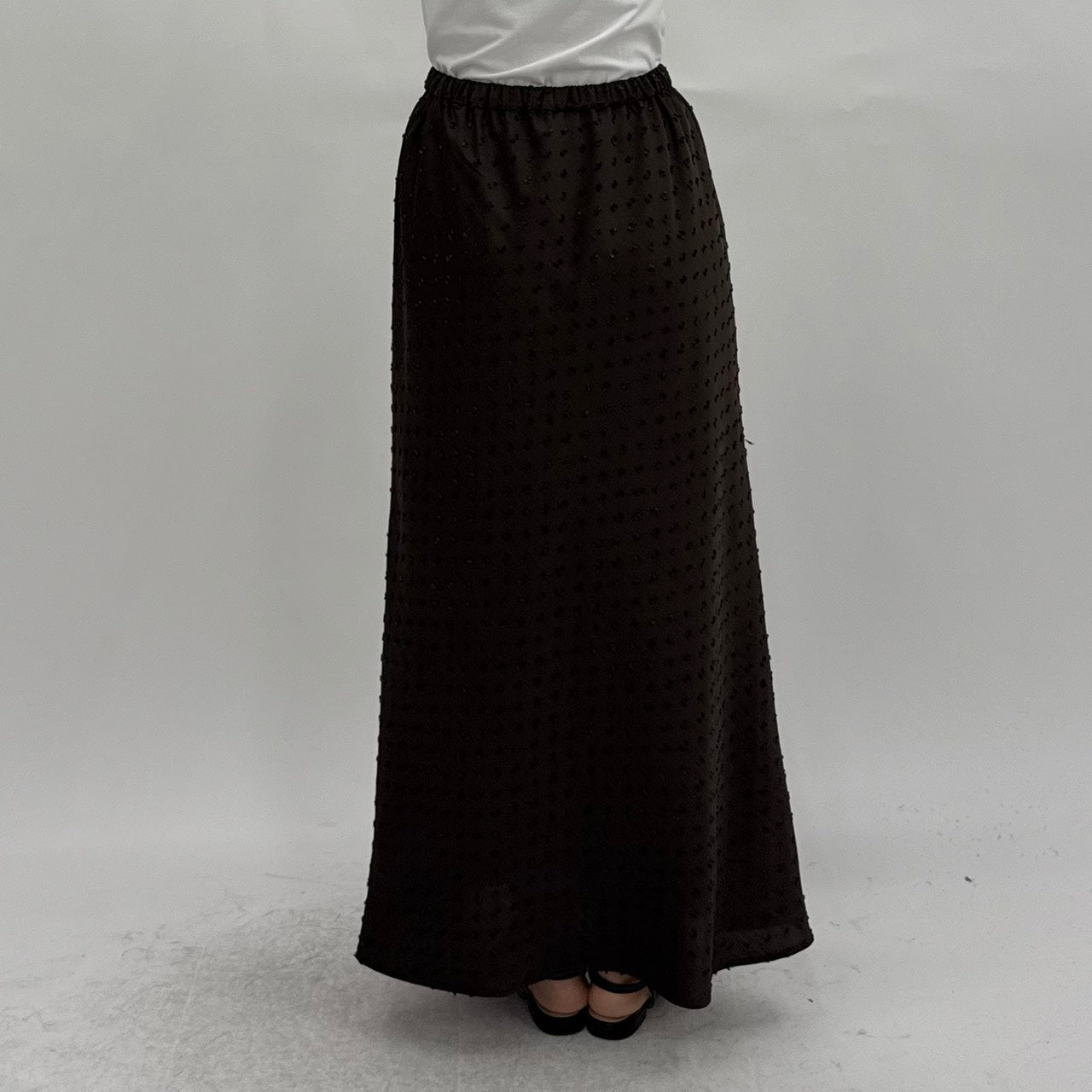 【cafune】ドットエンブロイダリーバイアススカート/35607