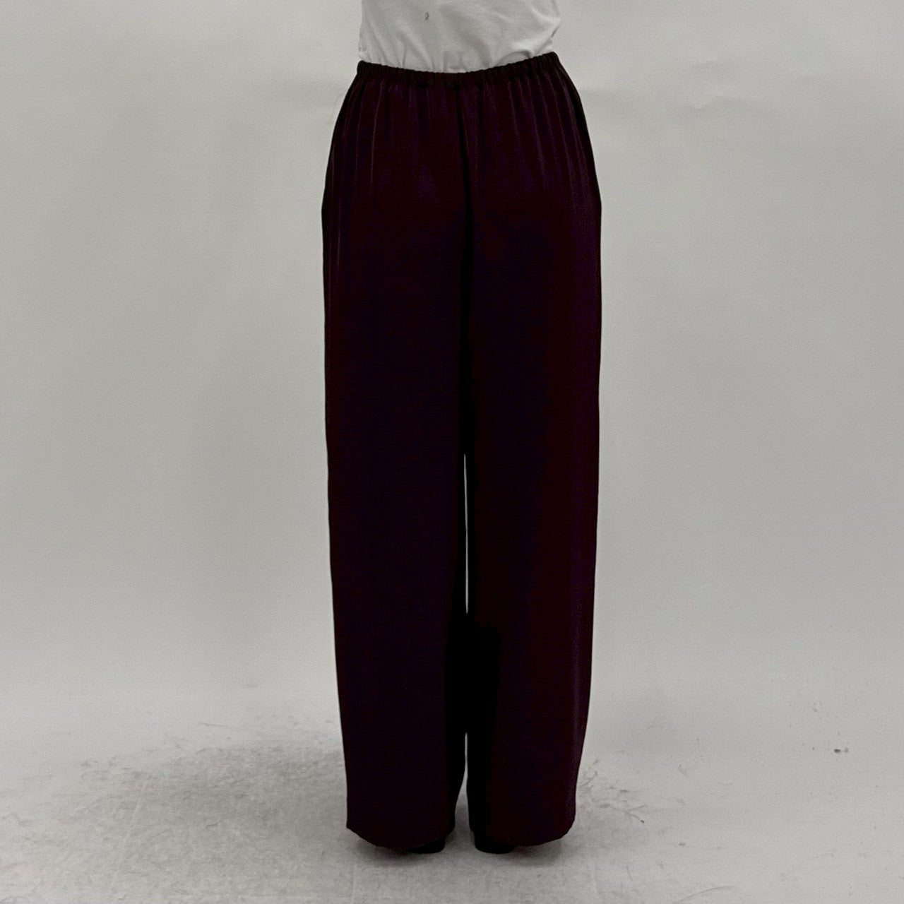 【cafune】ドレープサテンリラックスパンツ/35615