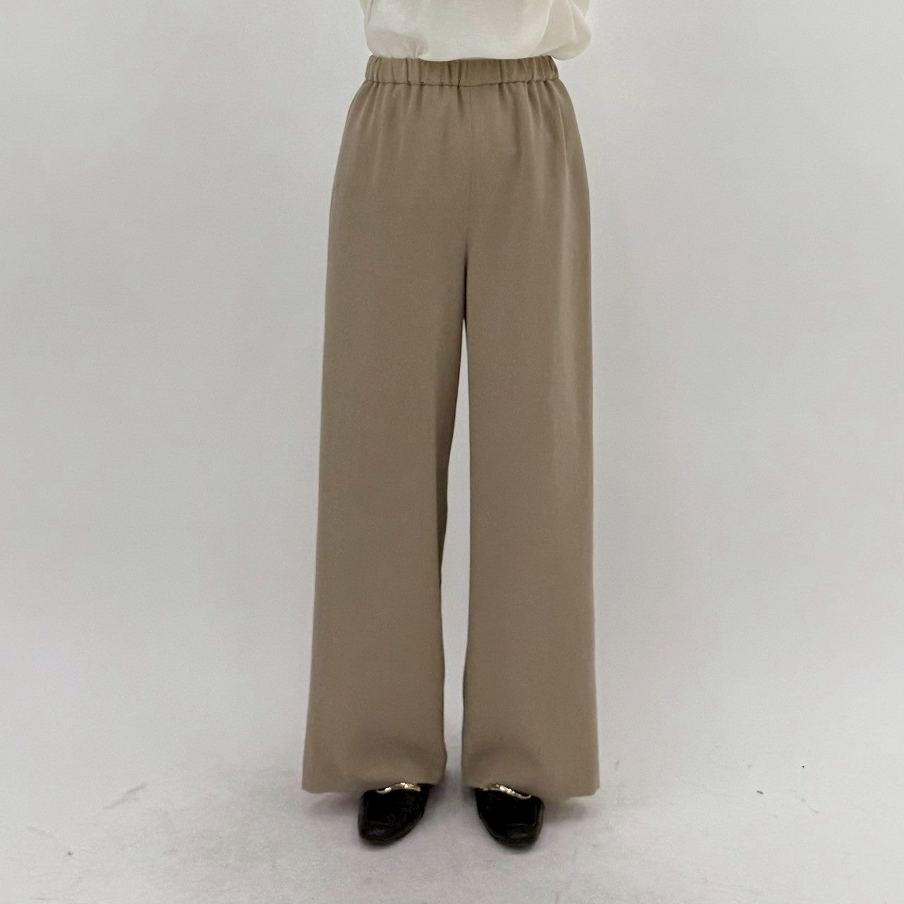 【cafune】ドレープワッシャーエフォートレスパンツ/35617