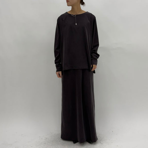 【cafune】フィブリルキュプラジャージープルオーバー/35912