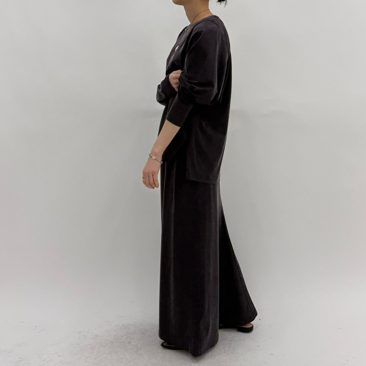 【cafune】フィブリルキュプラジャージープルオーバー/35912