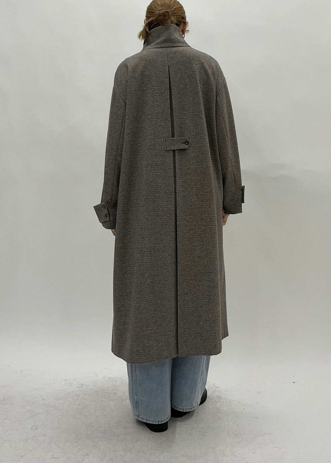 【PASSIONE】スタンドカラーロングコート/36409