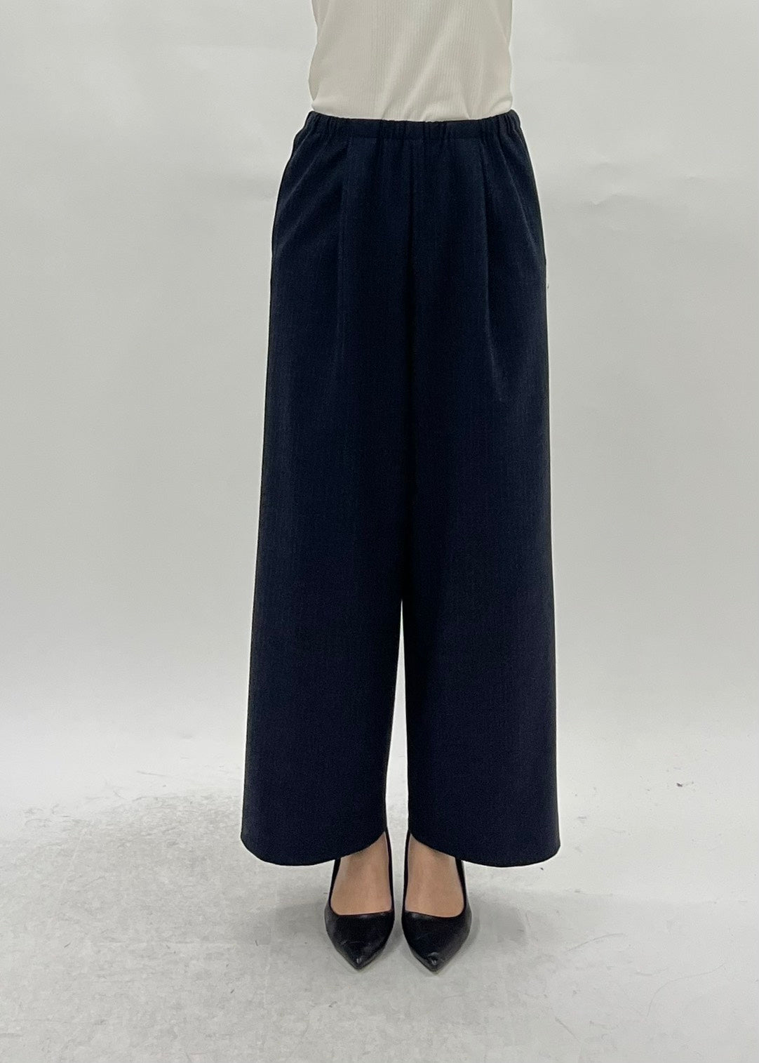 【PASSIONE】タックイージーワイドパンツ/36624