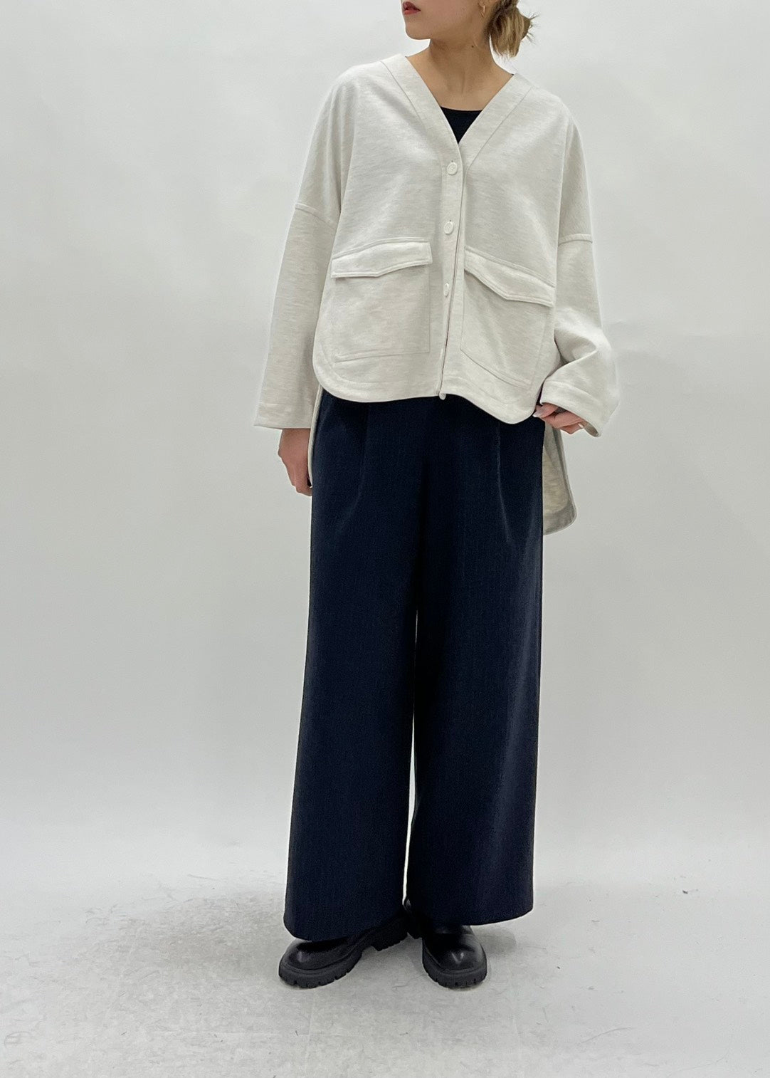 【PASSIONE】Vネックジャケット/36951