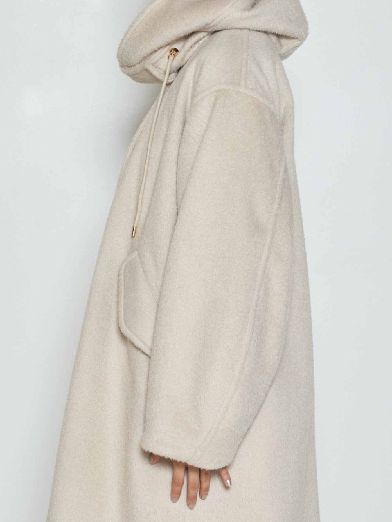 【CHIGNON】シャギーフーデッドコート/7265-337MK