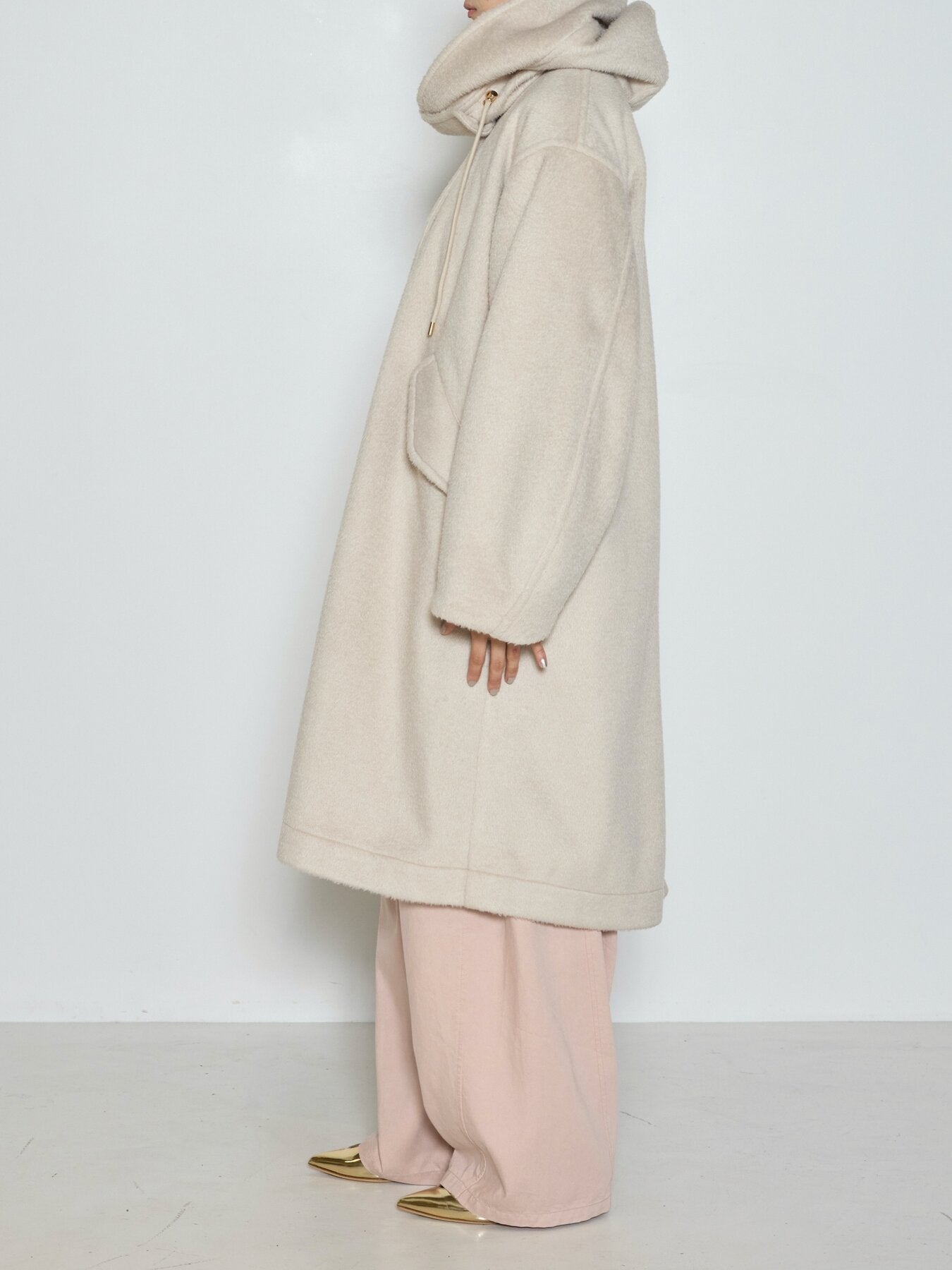 【CHIGNON】シャギーフーデッドコート/7265-337MK
