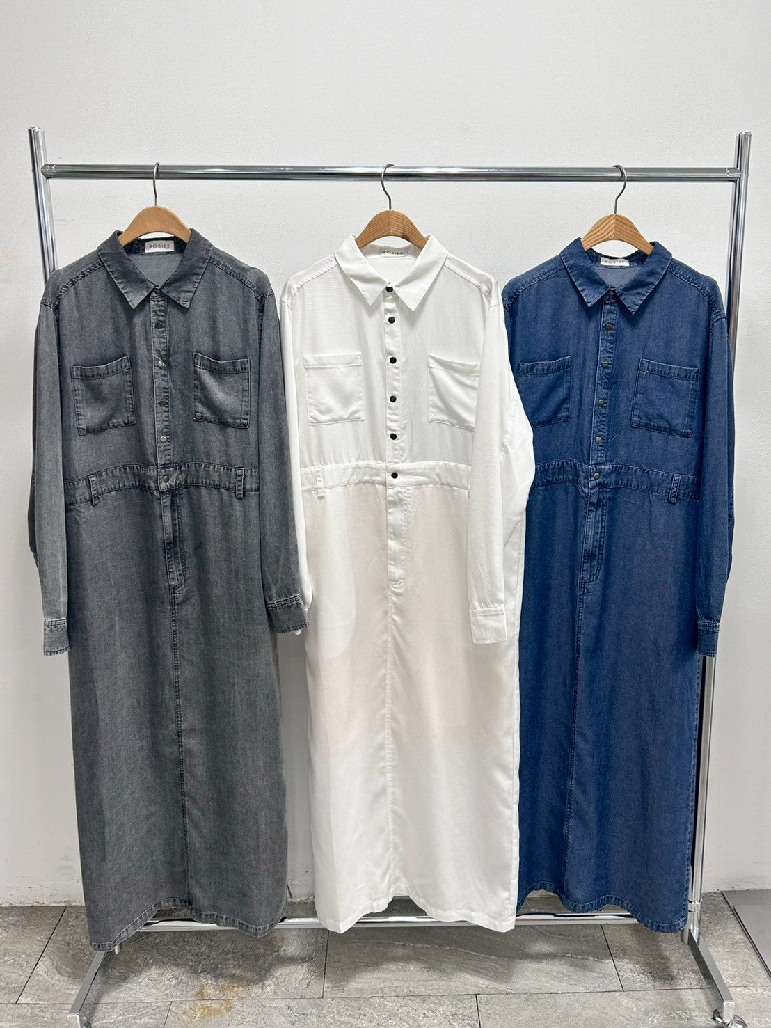 【ROSIEE】テンセルデニムワンピース/R783246