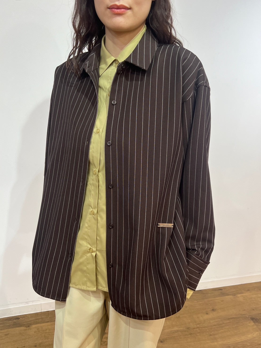 【PRIORITY】レイヤードシャツ/P66175HW