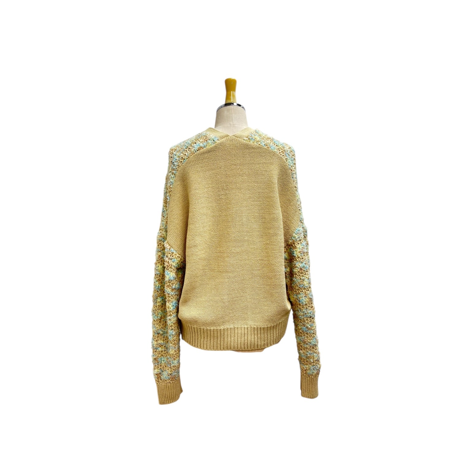 【ayane】リボンヤーンボーダーニットカーディガン②/816310