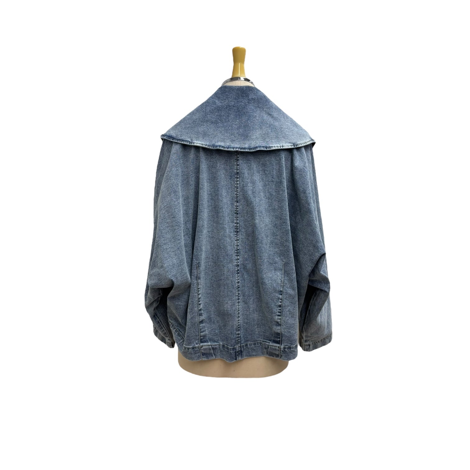 【ayane】ショールカラーデニムダブルジャケット/816314