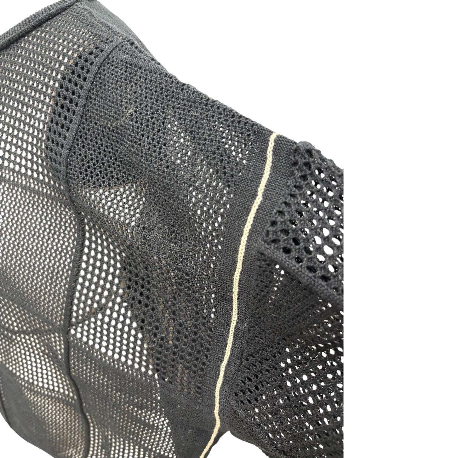 【ayane】格子柄メッシュニット/816318