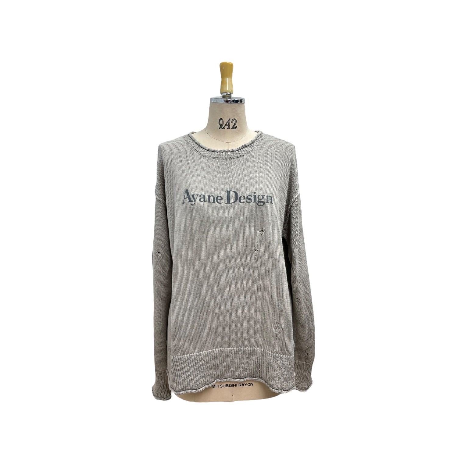 【ayane】クラッシュロゴニット/816319