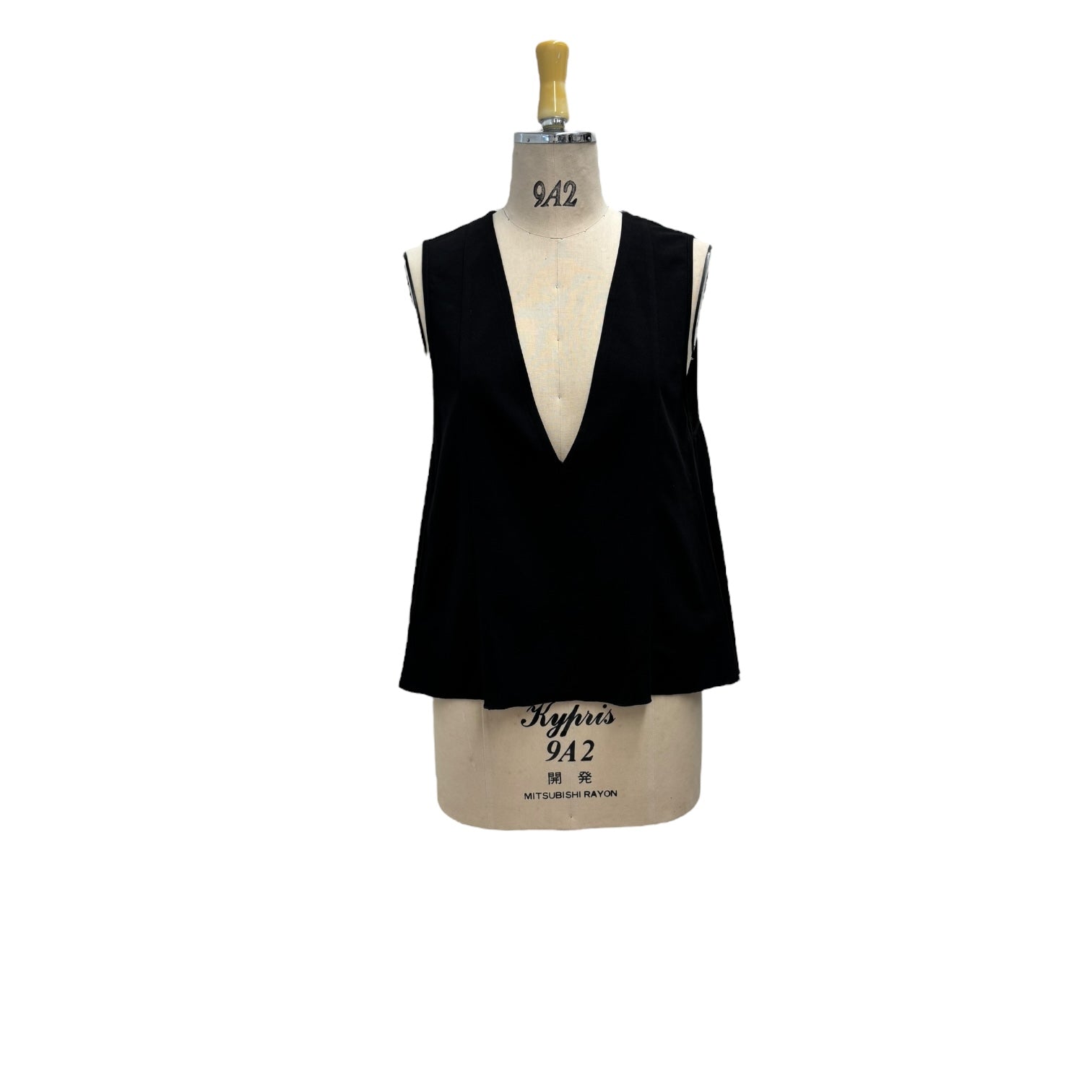 【ayane】ストレッチジョーゼット深Vベスト/816324