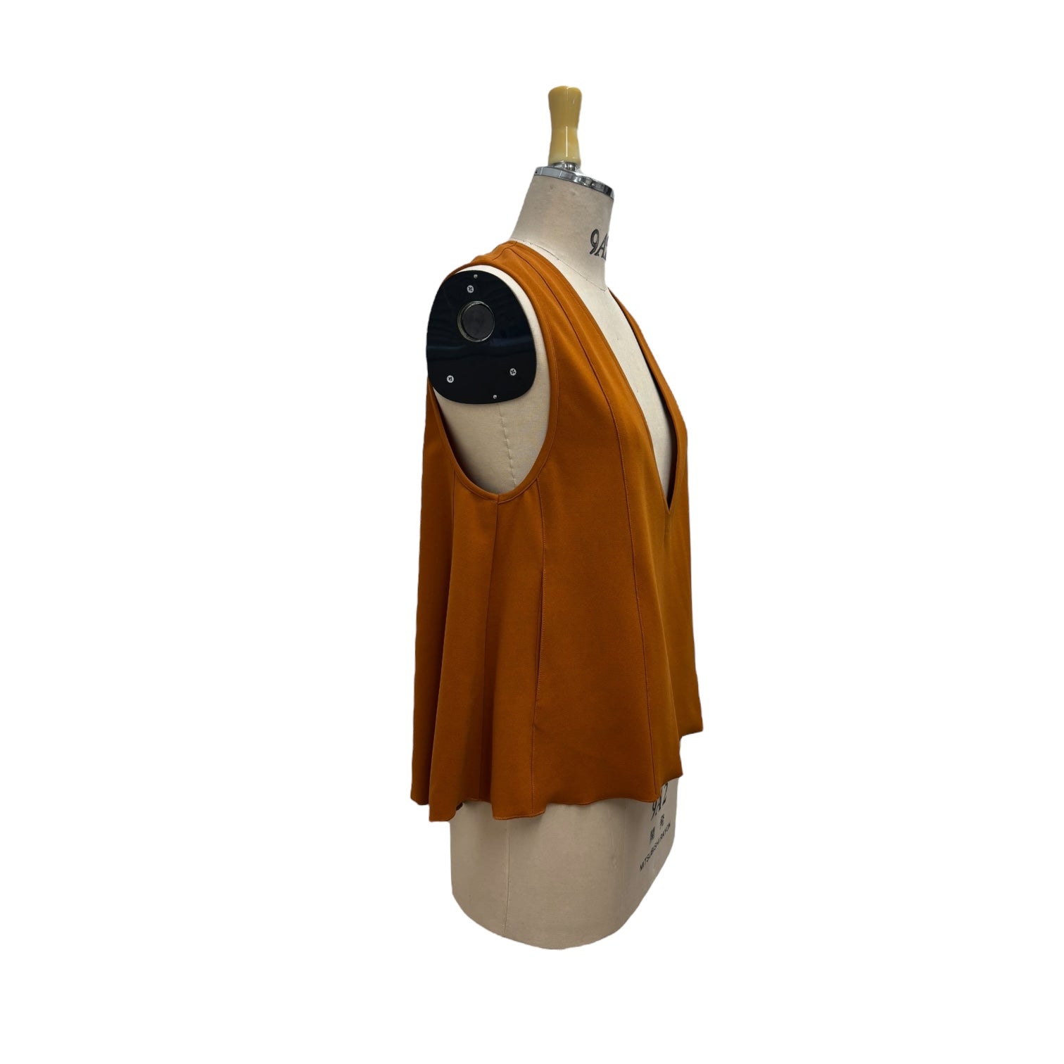 【ayane】ストレッチジョーゼット深Vベスト/816324