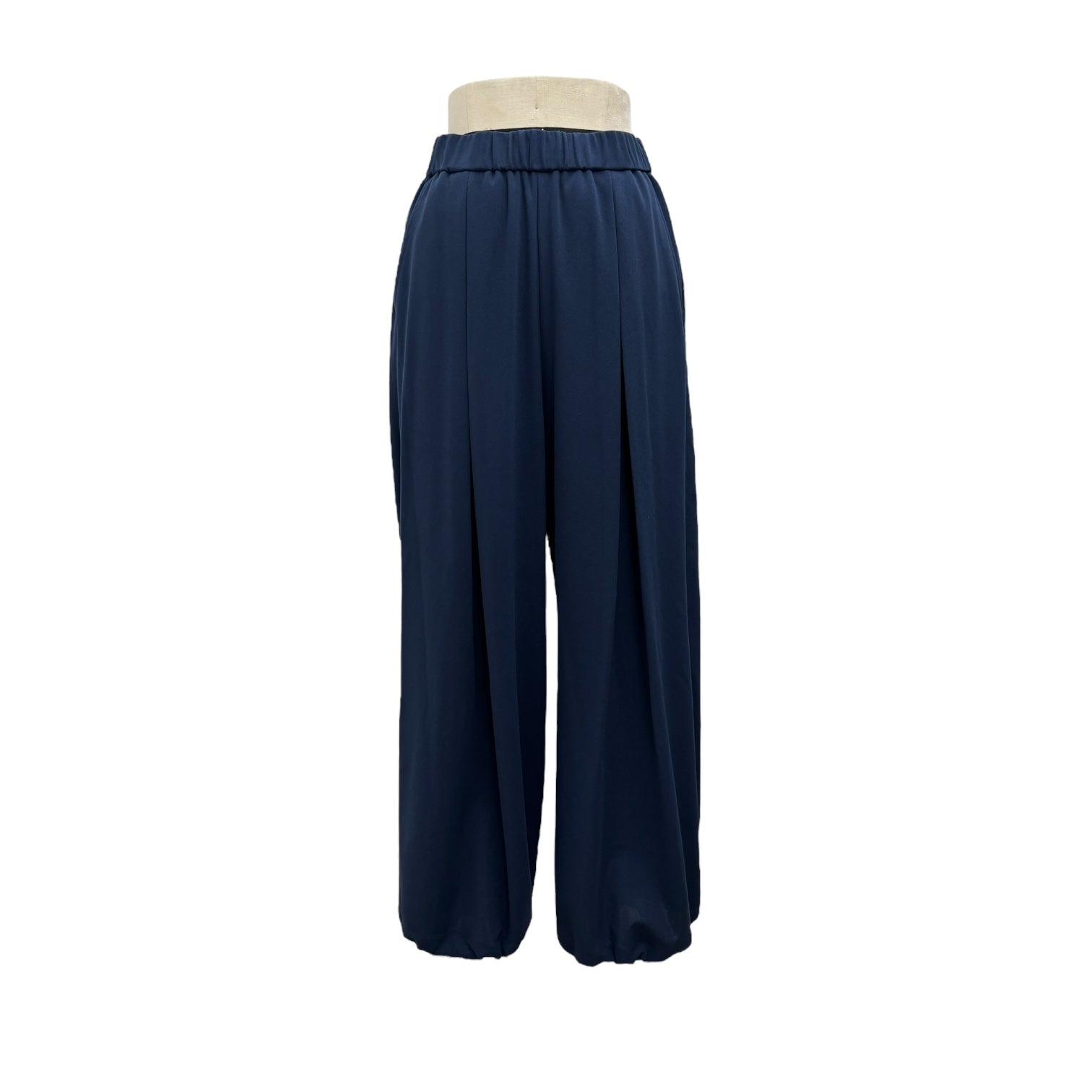 【ayane】ストレッチジョーゼットタックワイドパンツ⑤/816325