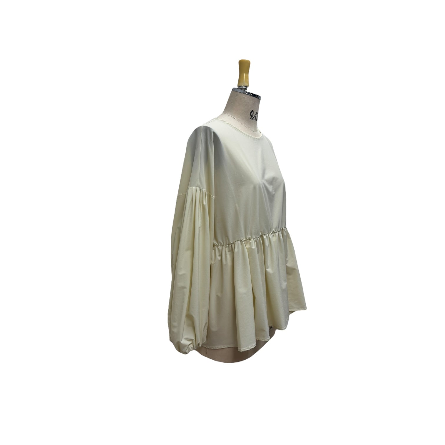 【ayane】ボリュームスリーブペプラムブラウス/816326