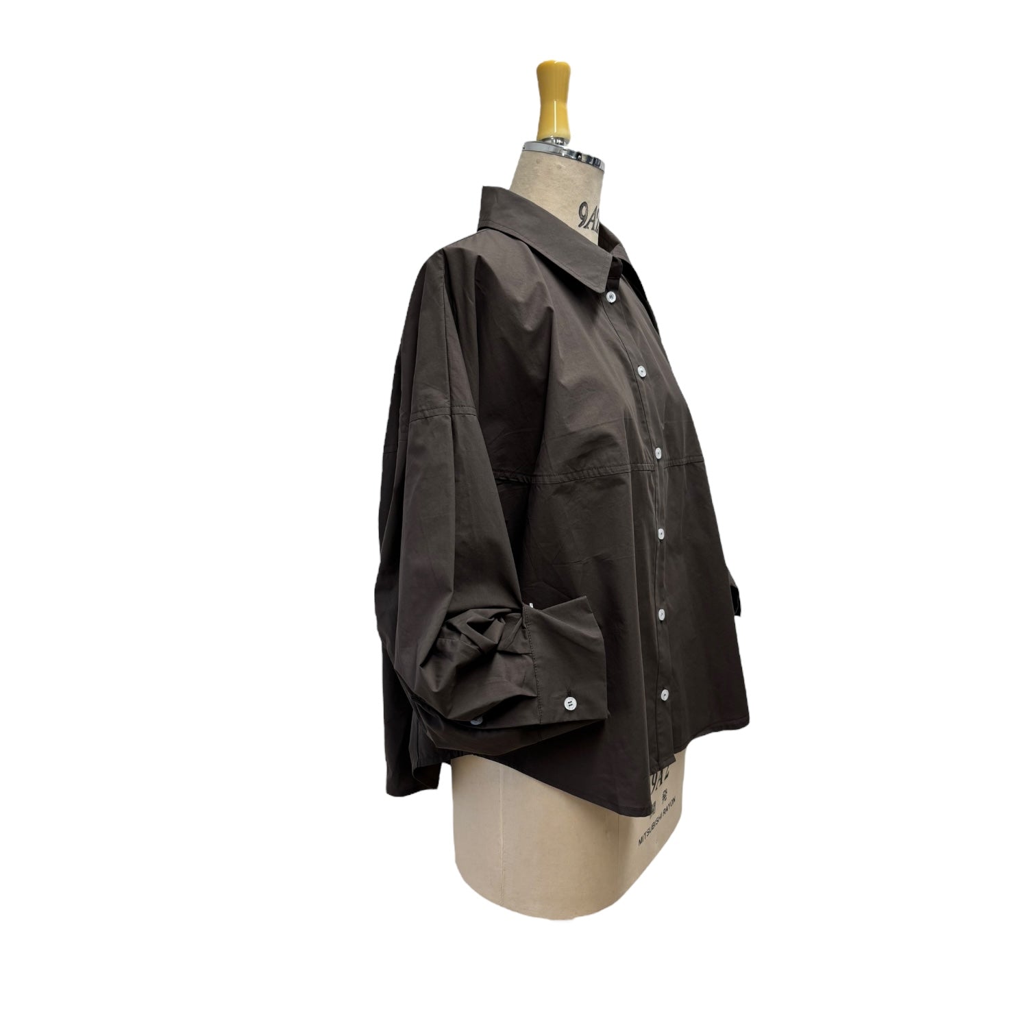 【ayane】ボタンタックスリーブシャツ/816330