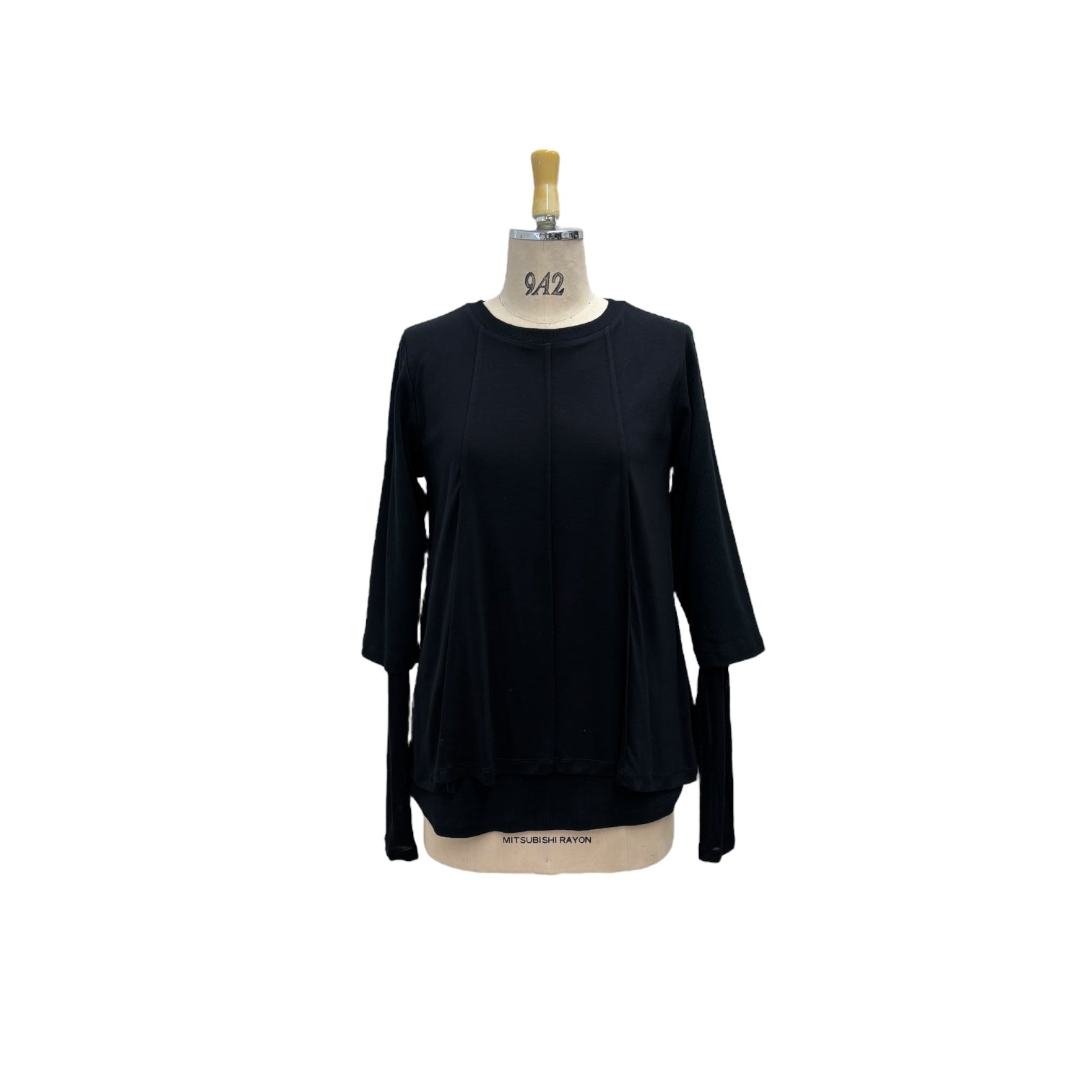 【ayane】シアーレイヤードフレアリブロンT⑦/816335