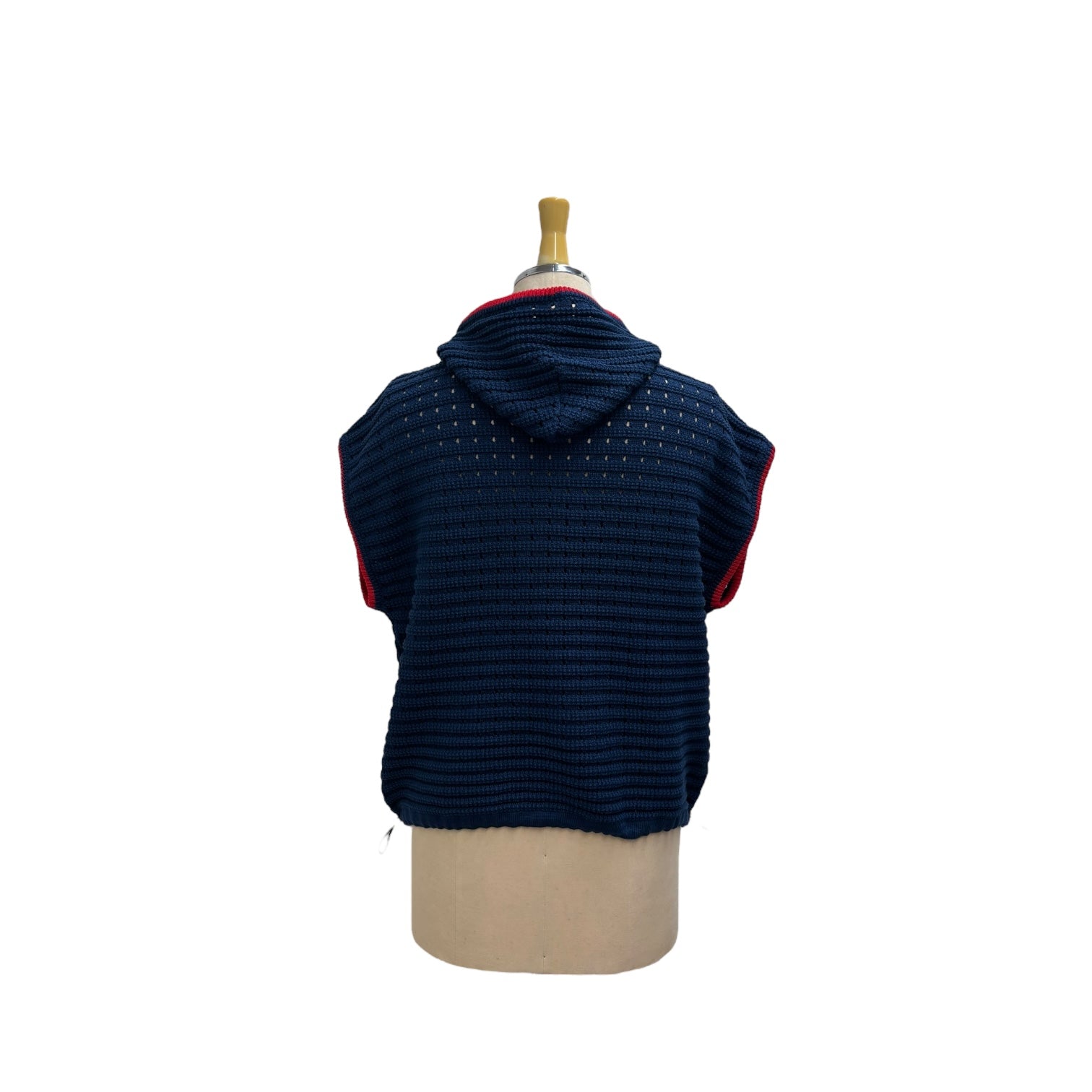 【ayane】柄あみフーディベスト/816353