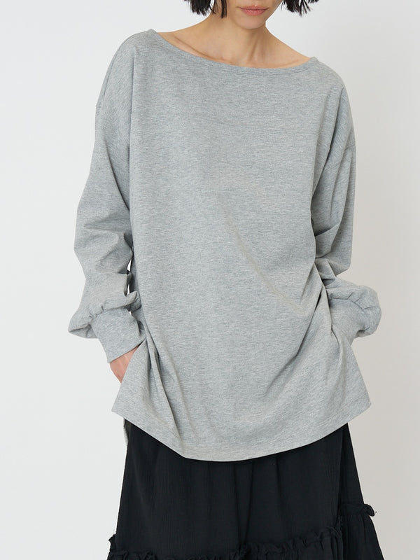 【CHIGNON】度詰天竺ボートネックロンT/8261-015KK