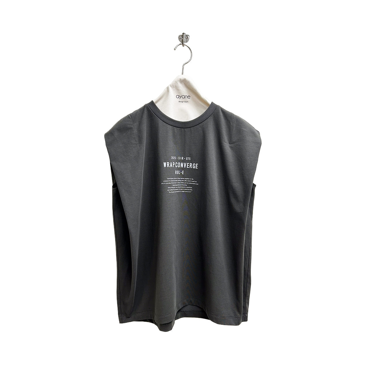 【ayane】フライスロゴタンクトップ/826520
