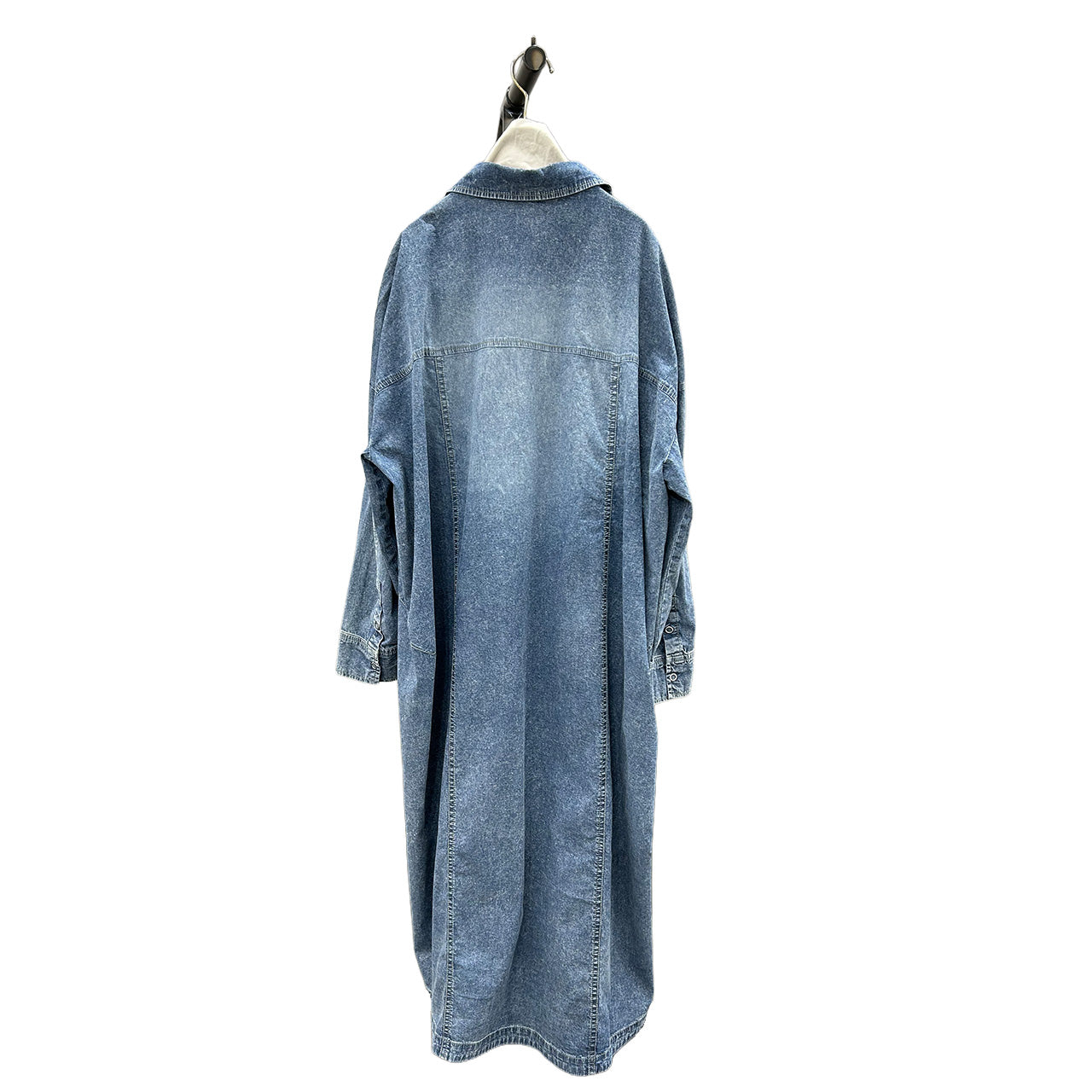 【ayane】ストレッチダンガリーロングシャツ/836603